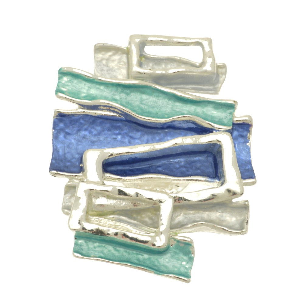 Sea Glass Magnetic Brooch