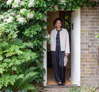 Delilah Coat | Bone White