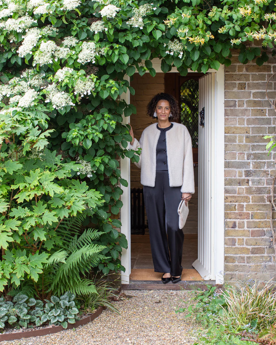 Delilah Coat | Bone White