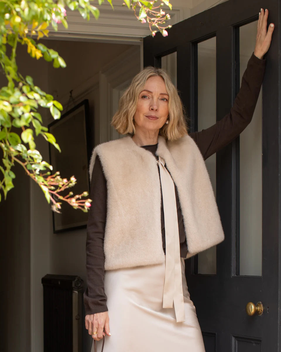 Felicity Gilet | Bone White