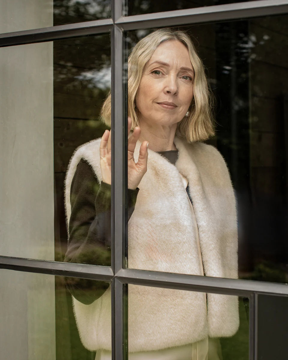 Felicity Gilet | Bone White