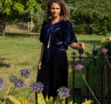 Nina Jacket | Velvet | Navy