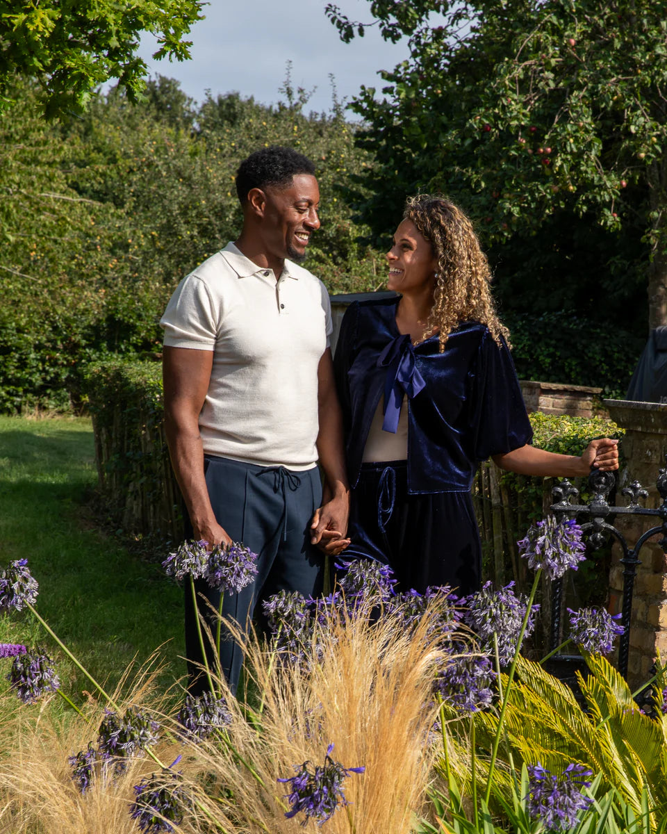 Nina Jacket | Velvet | Navy