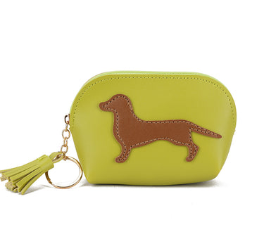 Purse with dog motif