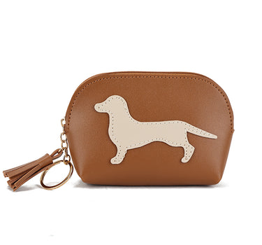 Purse with dog motif