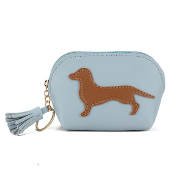 Purse with dog motif