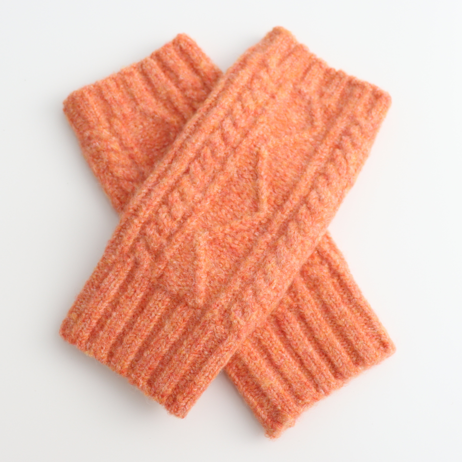 Cable Knit Handwarmers