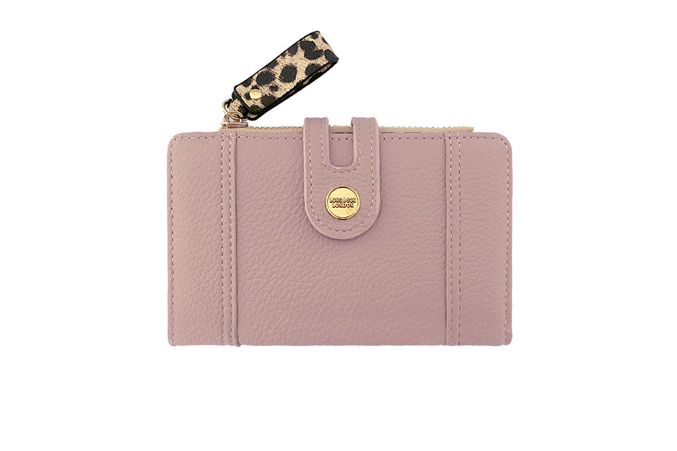 Purse with button detail
