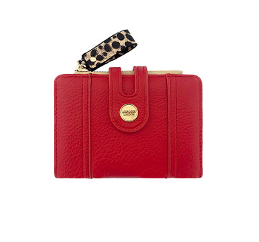 Medium purse with leopard detail