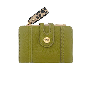Medium purse with leopard detail