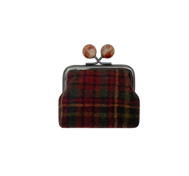 Patterned clip purse