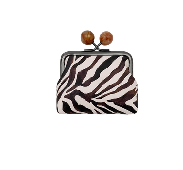 Patterned clip purse
