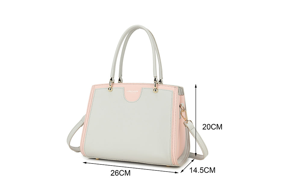 Handbag with double strap