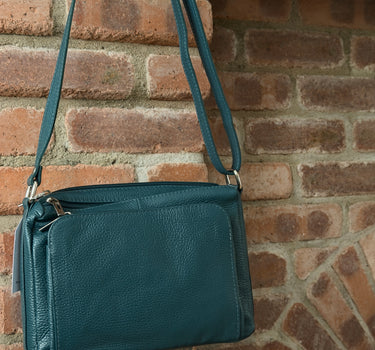 Leather Multi Compartment Crossbody