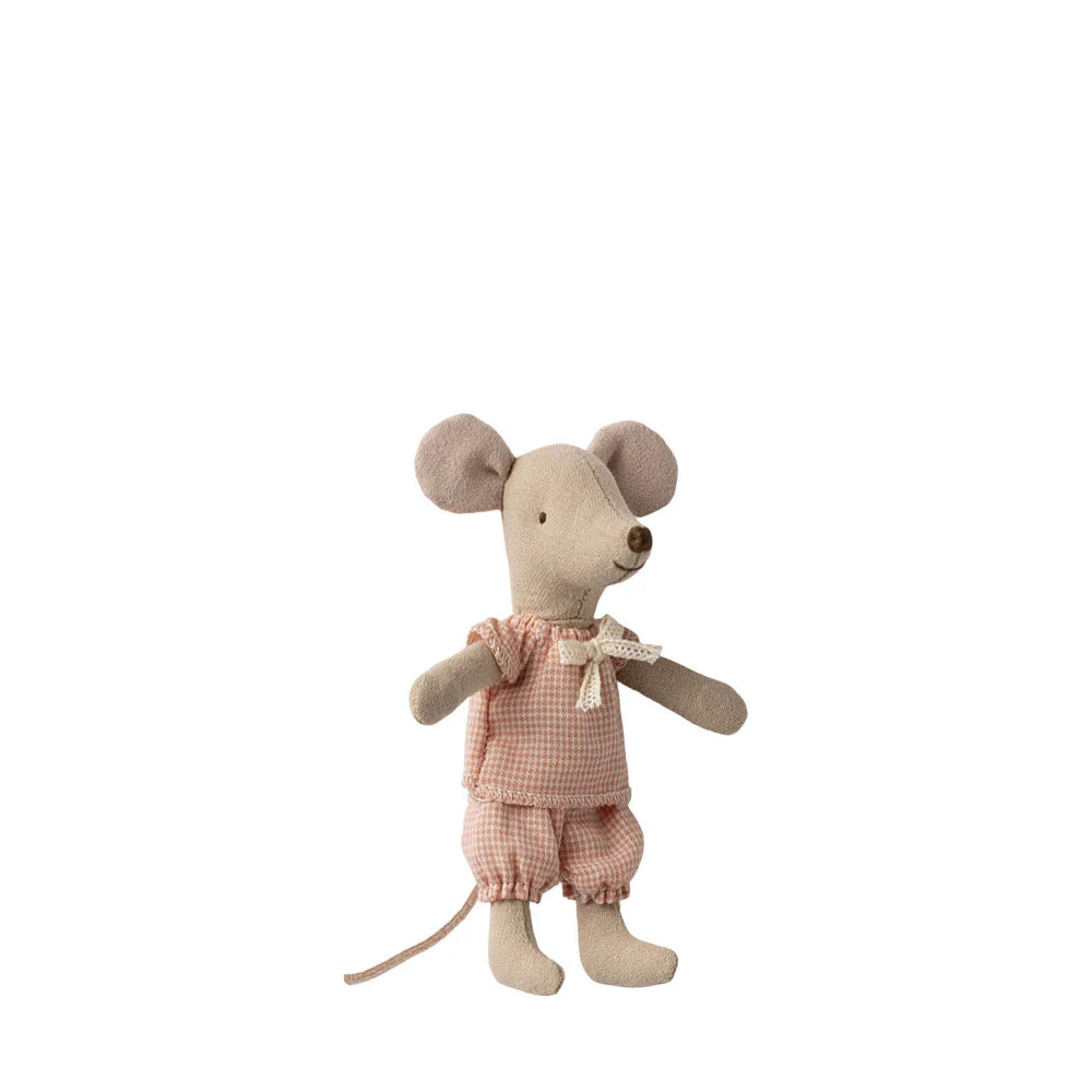 Little sister mouse in matchbox