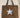 Suede Leather Tote with Silver Star