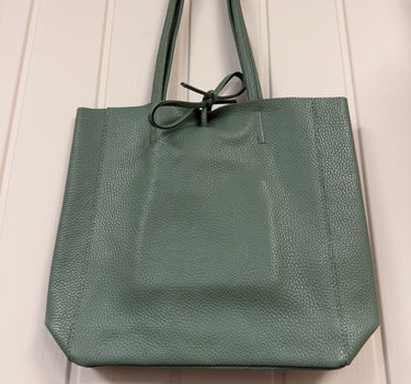 Plain Leather Shopper Small