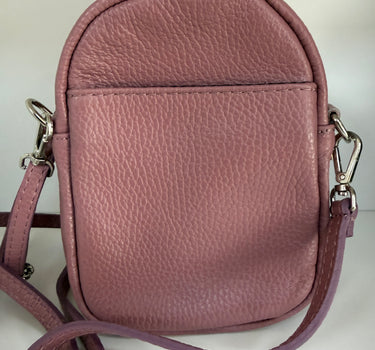 Leather Small Two Compartments Crossbody Bag
