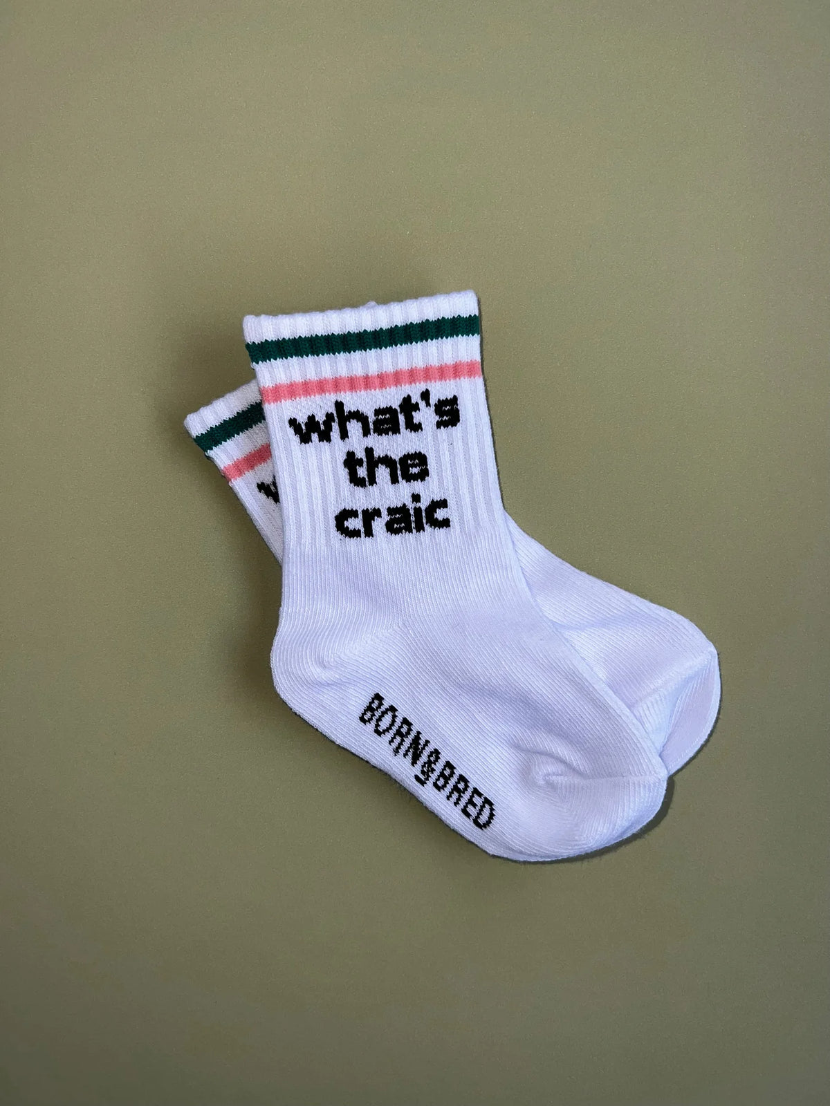 What&#39;s The Craic Baby Socks | Born &amp; Bred