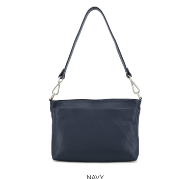Leather Three Compartment Bag