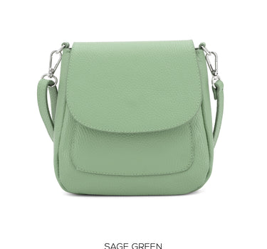 Leather Small Saddle Crossbody