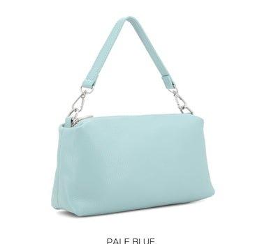 Leather Double Compartment Crossbody Bag