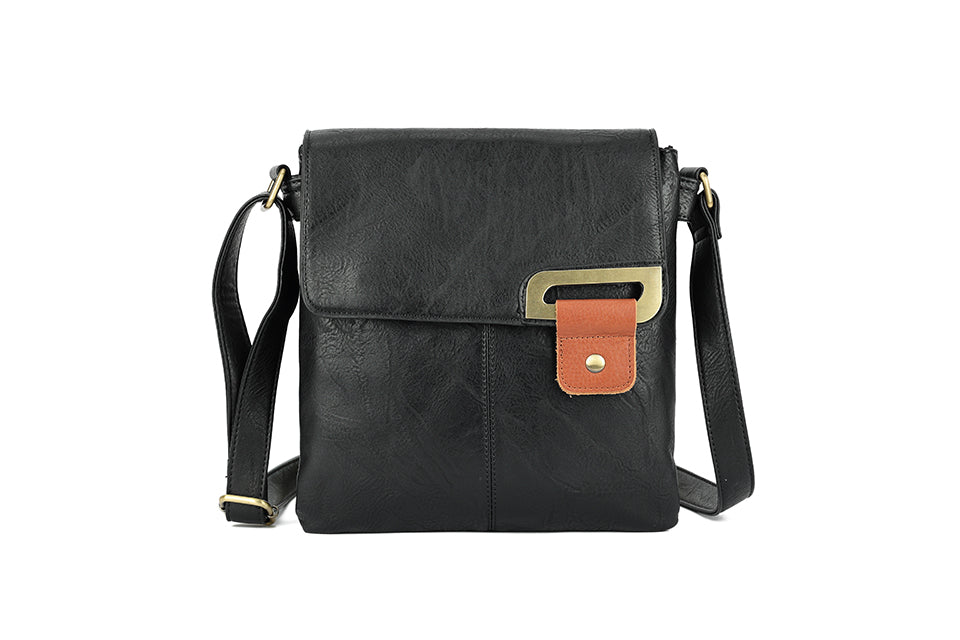 Cross body with tan detail