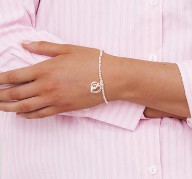 Just To Say Best Friend heart charm bracelet