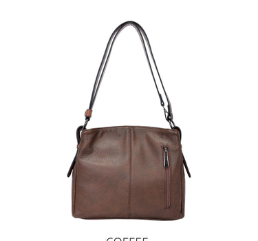 Soft Two Compartments Handbag