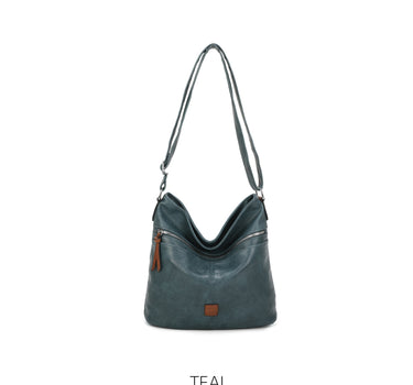 Multi Pocket Two Tone Bucket Bag