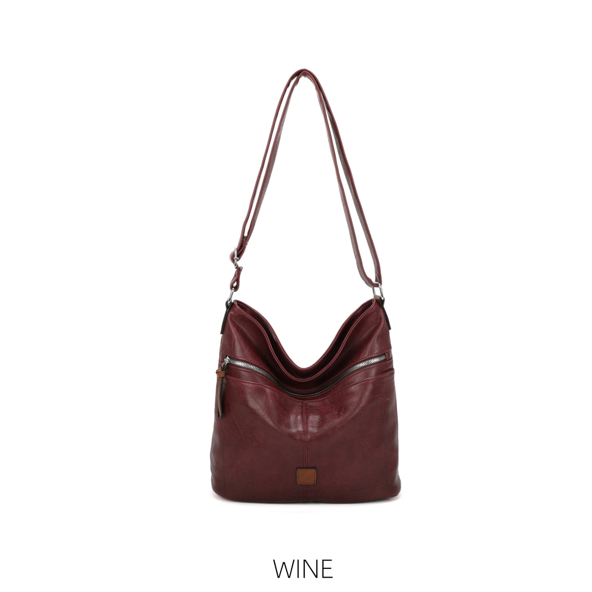 Multi Pocket Two Tone Bucket Bag