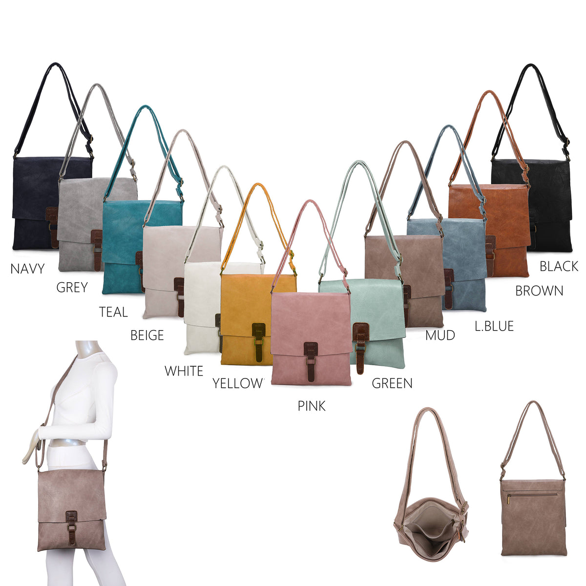 Large Crossbody with Buckle