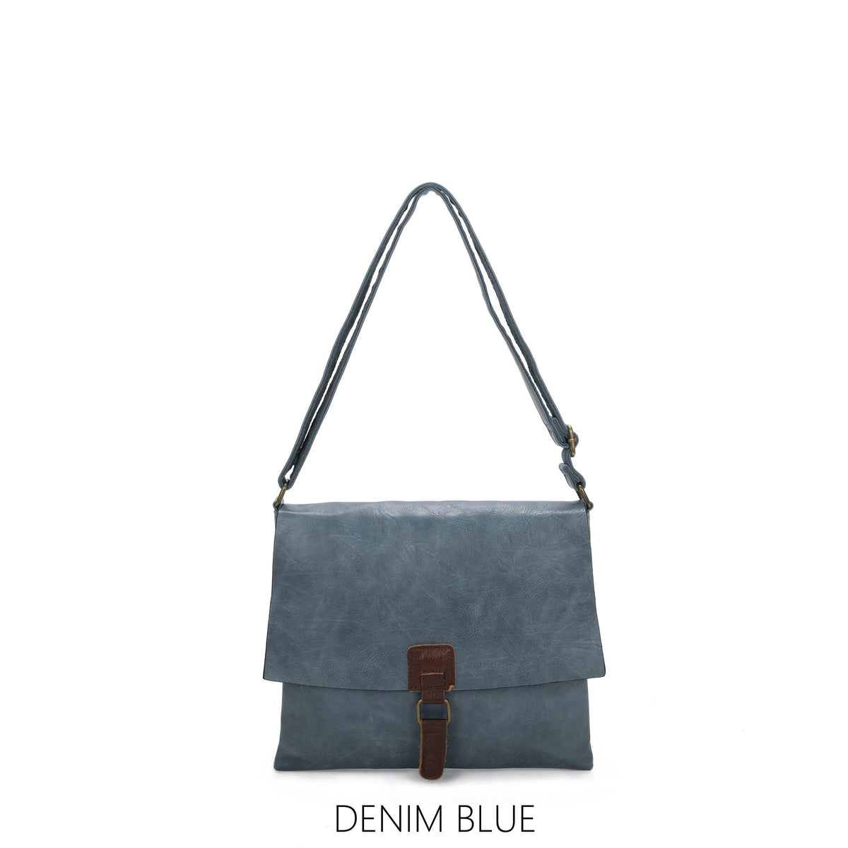 Large Square Crossbody with Buckle