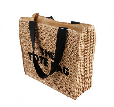 Straw Large Tote Bag