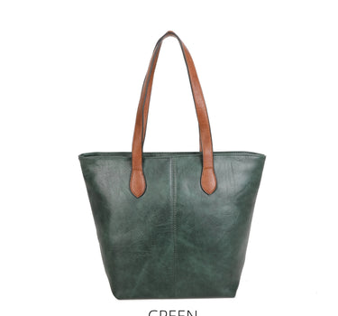Two Tone Medium Tote Bag