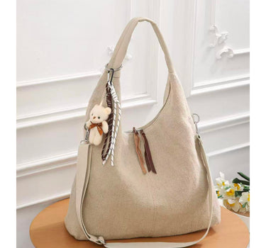 Canvas Large Hobo Bag