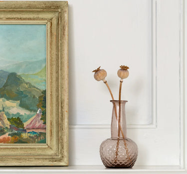 Penna Vase Recycled Glass Amethyst