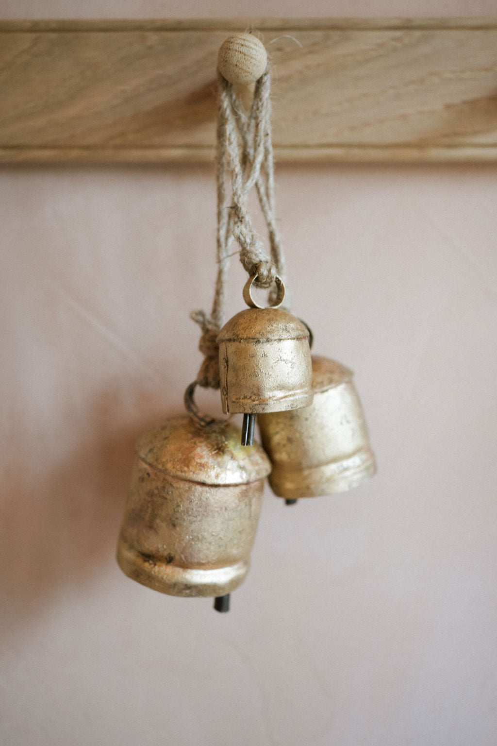 Brass bells - set of 3(in cotton bag)