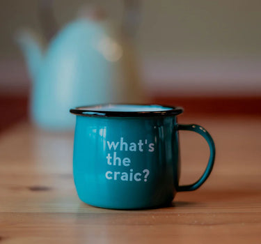 What's The Craic Enamel Mug