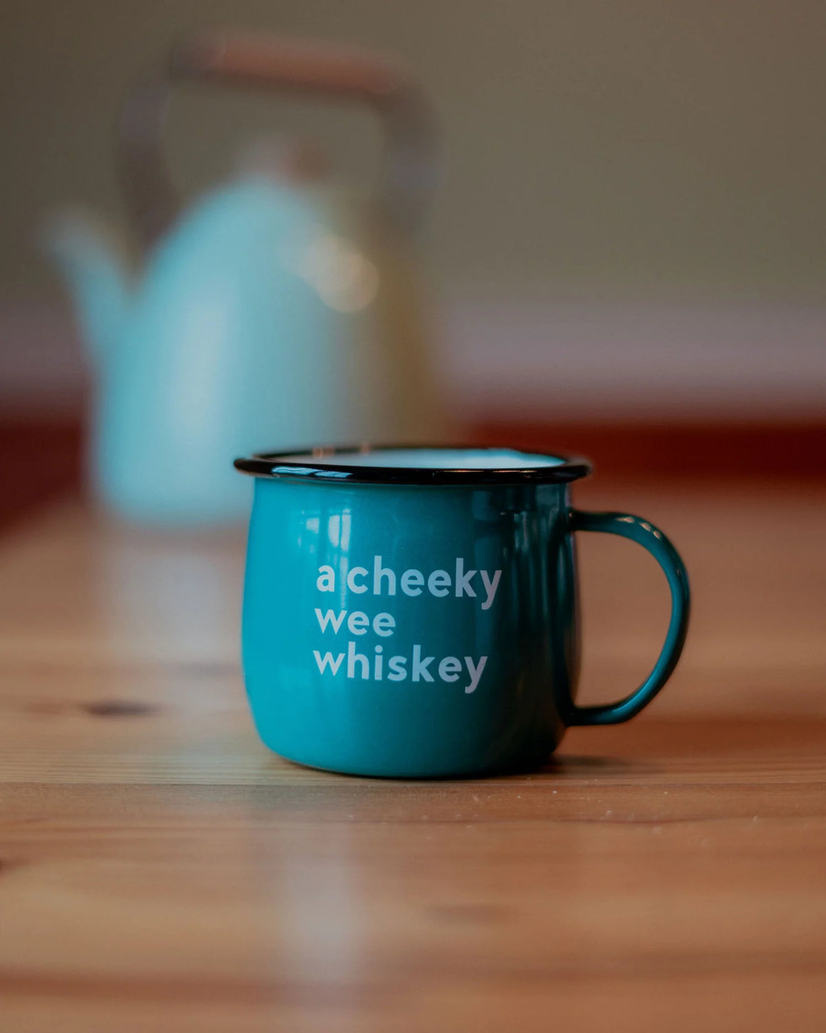 A Cheeky Wee Whiskey Enamel Mug | Born &amp; Bred