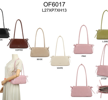 Shoulder bag with bow detail