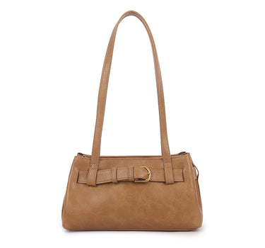 Shoulder bag with buckle detail