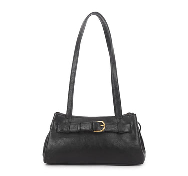 Shoulder bag with buckle detail