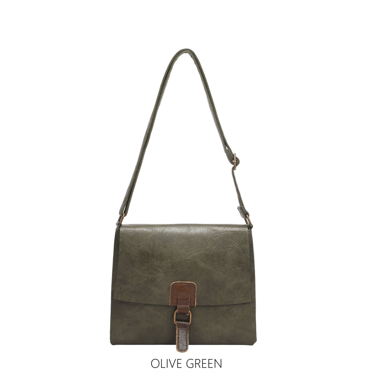 Small Square Crossbody with Buckle