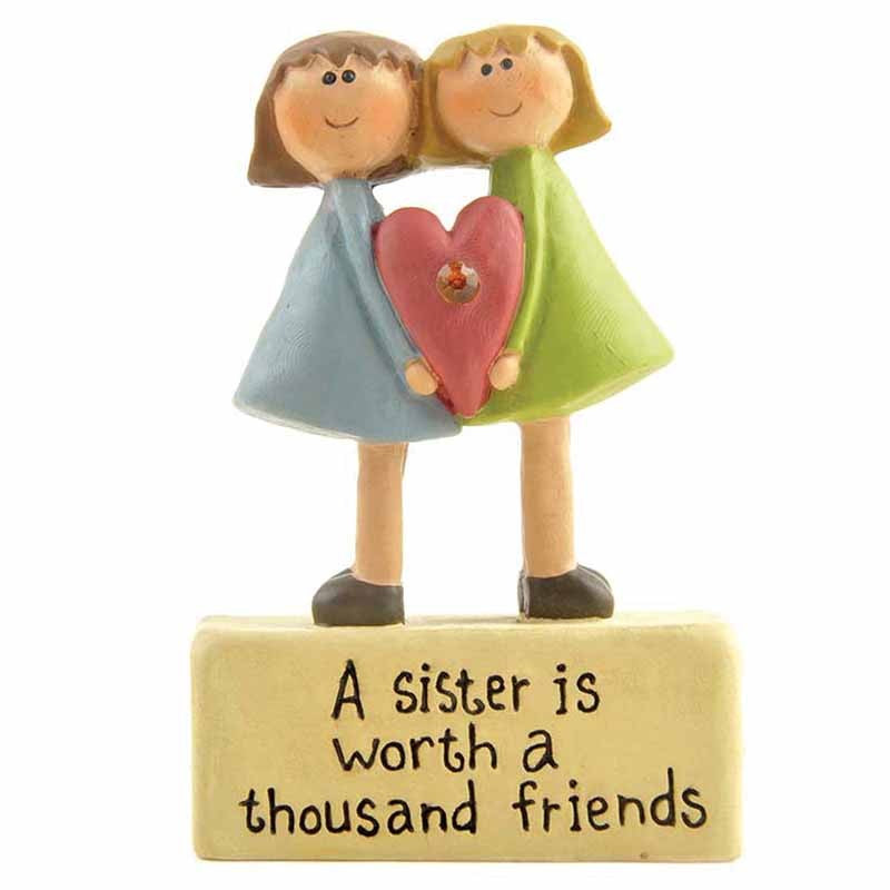 A sister is worth ornament
