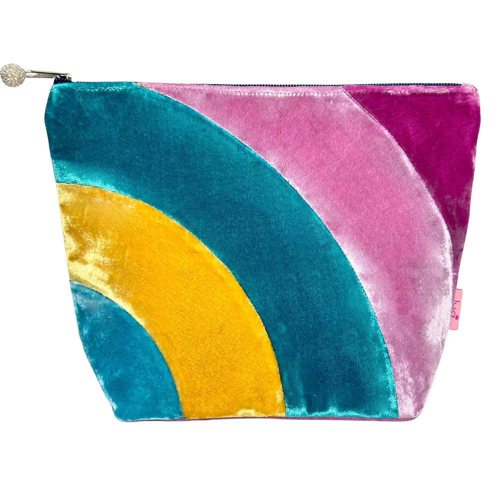 Rainbow Patch Large Cosmetic Purse