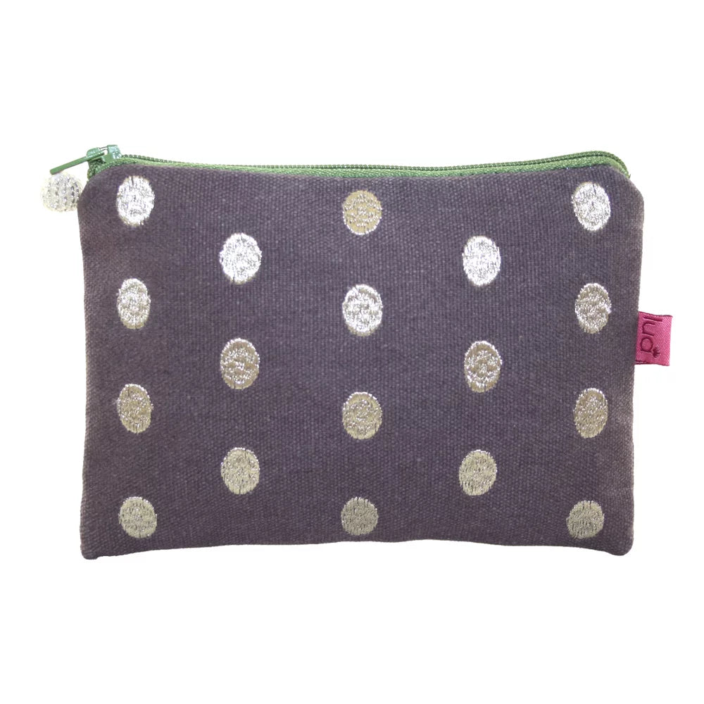 Embroidered Oval Dots Purse