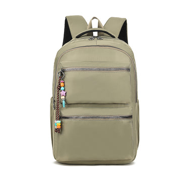 Backpack with double zip