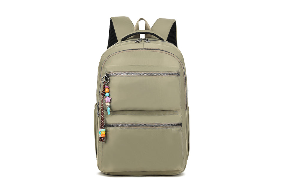 Backpack with double zip