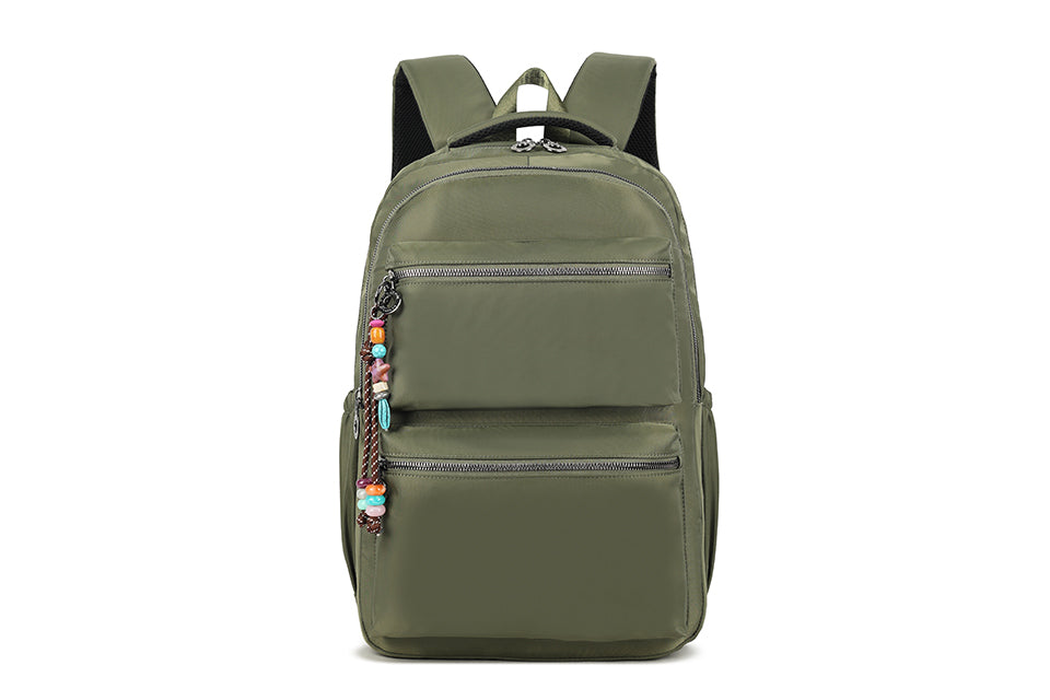 Backpack with double zip